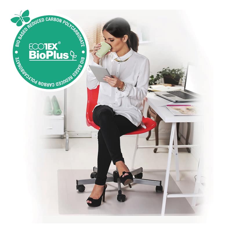 Ecotex BioPlus Chair Mat for Hard Floors - 29" x 47"