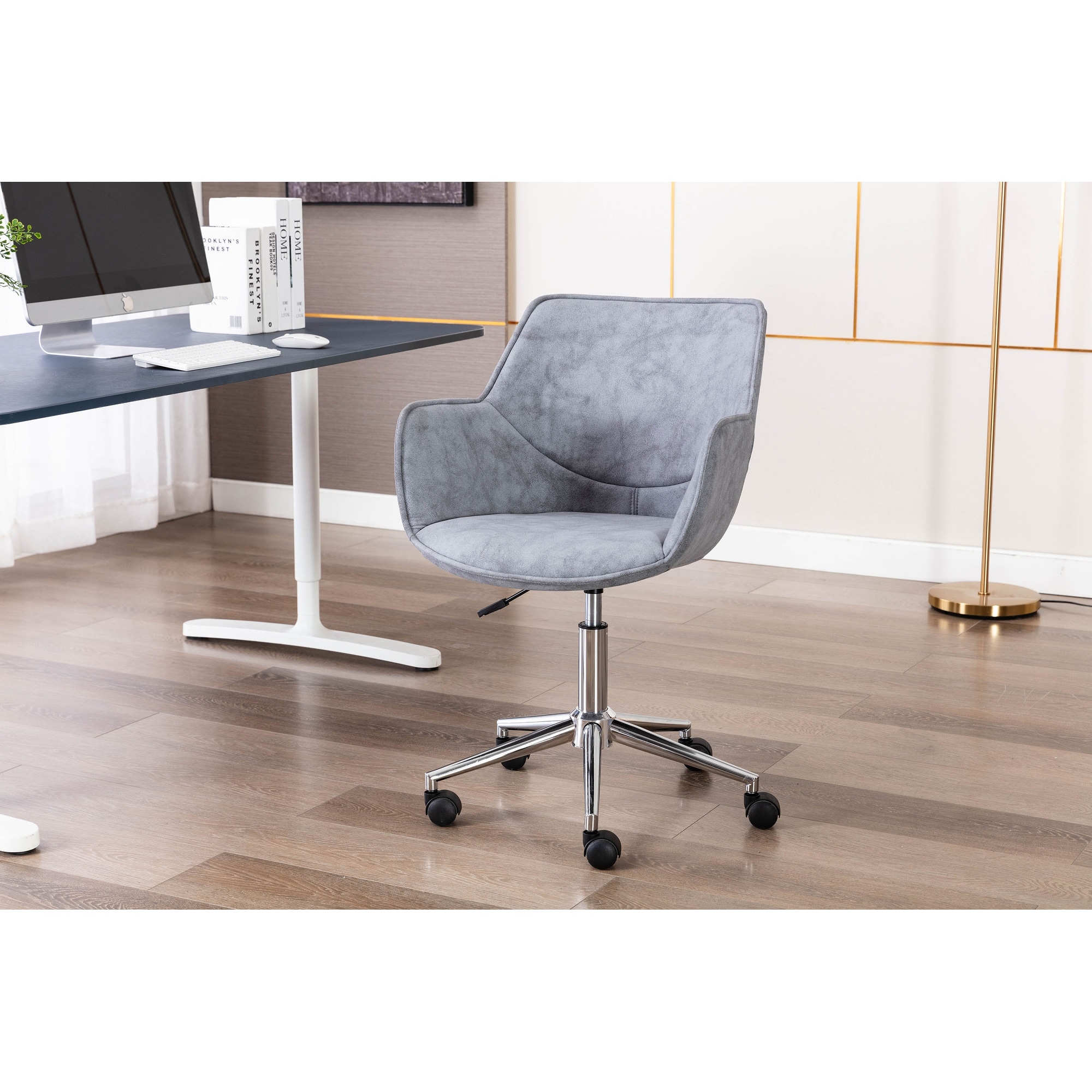 Chrome base sales office chair