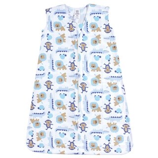 Luvable Friends Baby Boy Sleeveless Jersey Cotton Sleeping Bag, Sack, Blanket, Boy Jungle Jersey