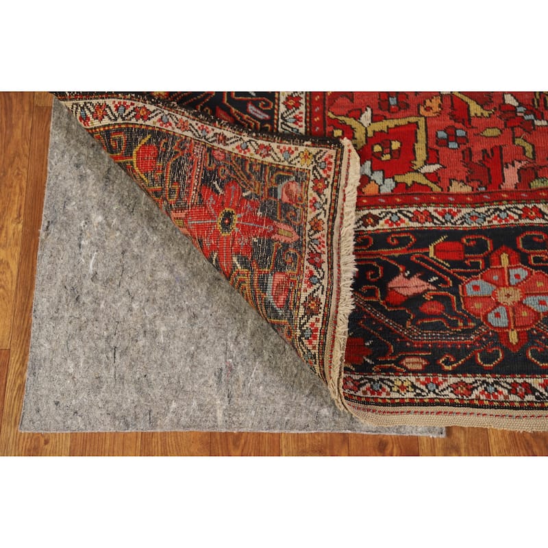 Vegetable Dye Sarouk Farahan Persian Area Rug Hand-Knotted Wool Carpet - 6'10" x 10'5"