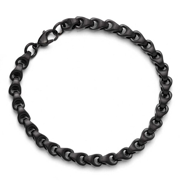 Chisel Stainless Steel Black IP-plated Bracelet