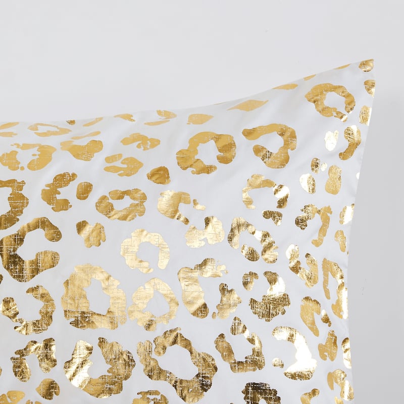 Serena Metallic Animal Printed Comforter Set by Intelligent Design