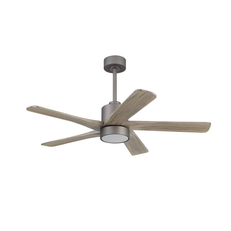 WINGBO 54" and 64" 5 ABS Blades DC Motor Indoor Ceiling Fan with Light & Remote