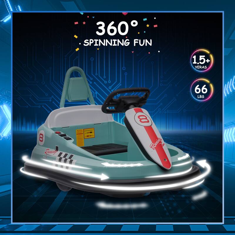 6V Bumper Car for Toddlers
