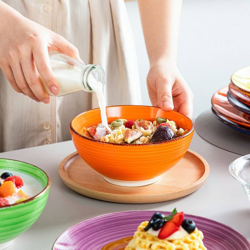 vancasso Bonita Stoneware Handpainted Multicolour Dinnerware Set
