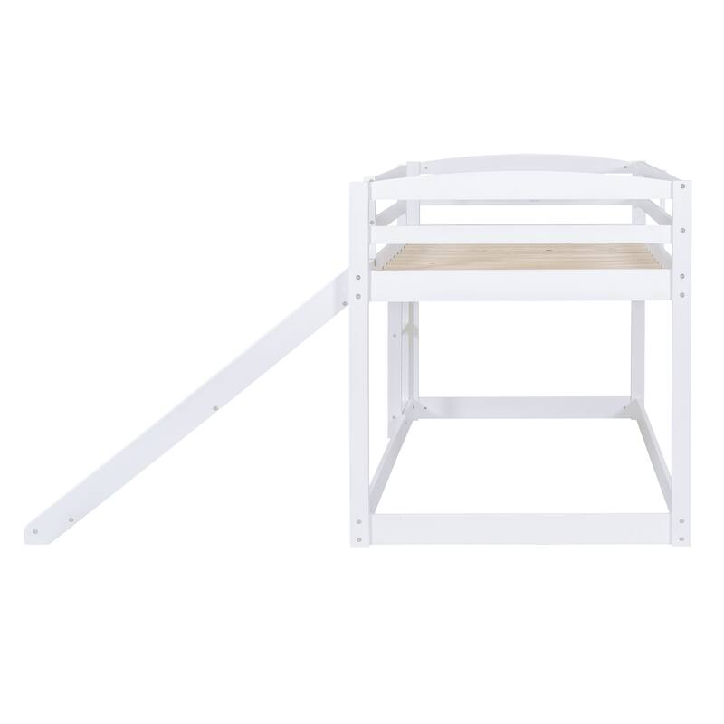 Bunk Bed with Convertible Slide and Ladder