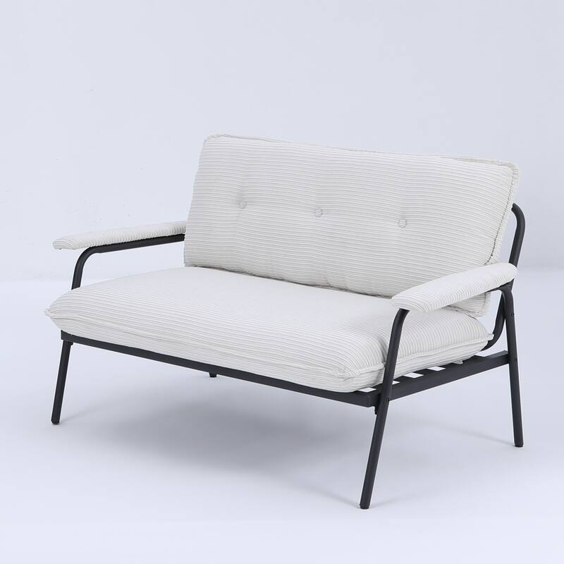 The 53-Inch Sofa Offers A Spacious Layout In The Small Apartment