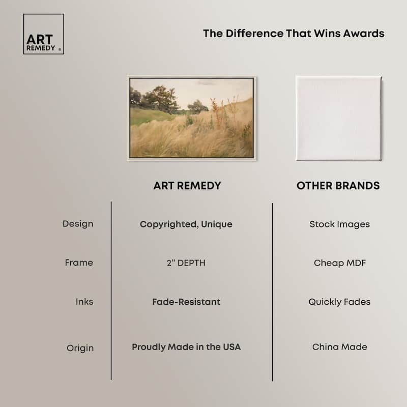 Cogon Grass Breeze I Canvas by Art Remedy