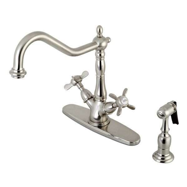 Kingston Brass KS123.BEXBS Essex 1.8 GPM Single Hole Kitchen Faucet