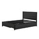 preview thumbnail 7 of 7, Queen Size Storage Platform Kids Bed Frame with Twin Trundle, 2-Drawers & Sturdy Headboard for Bedroom, Easy to Install, Black