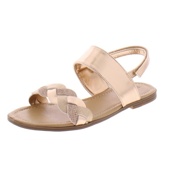 nine west rose gold sandals