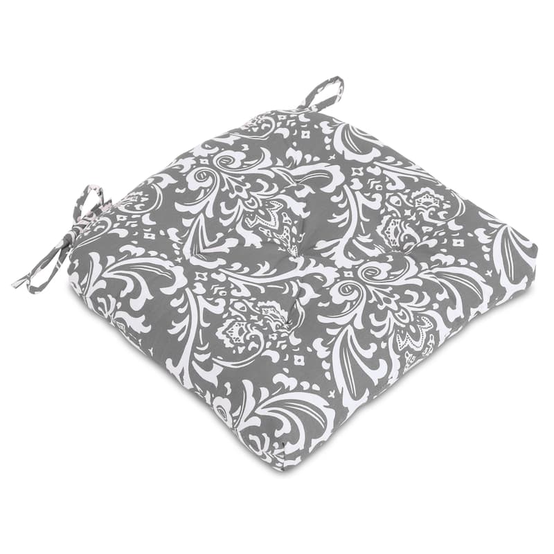 Cotton Handmade Seat Chair Cushions Pads Tufted with Ties 16''X16'' for Dinning Kitchen Living Room Office Chair Bench -Set of 4