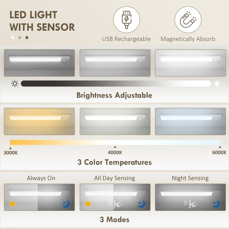 71" Kitchen Pantry Cabinet w/Motion Sensor Light,Tall Storage Cabinet