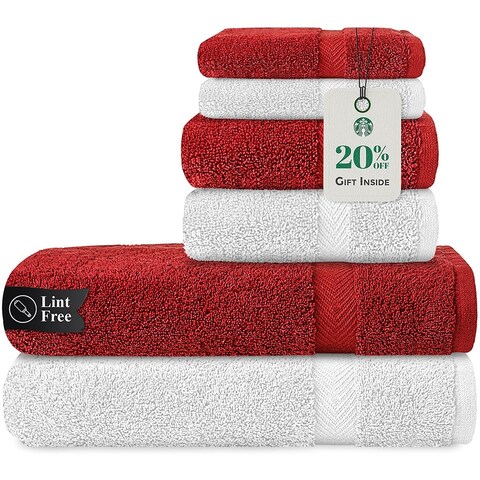 Stony Edge Towel Set, 2 Bath Towel, 2 Hand Towel & 2 Face Towels