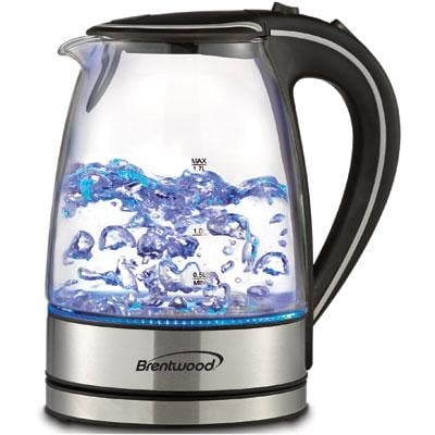 Brentwood Kt-1900Bk 1.7L Cordless Glass Electric Kettle - Black