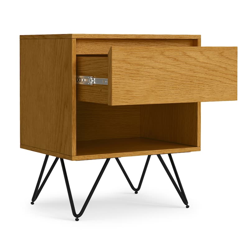 WYNDENHALL Moreno SOLID WOOD 20 inch Wide Modern Nightstand