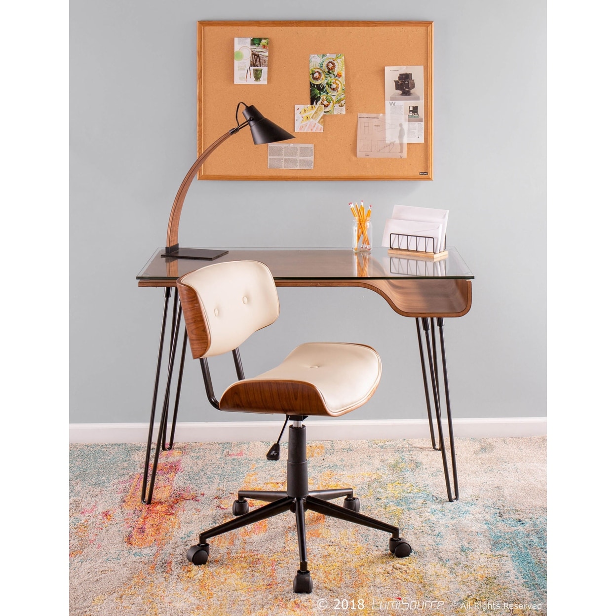 Lombardi adjustable outlet desk chair