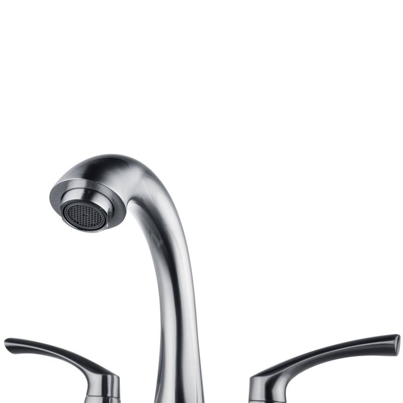 Bathroom Sink Faucet Centerset Bathroom Faucet 2 Handle Lavatory Faucet Hot and Cold