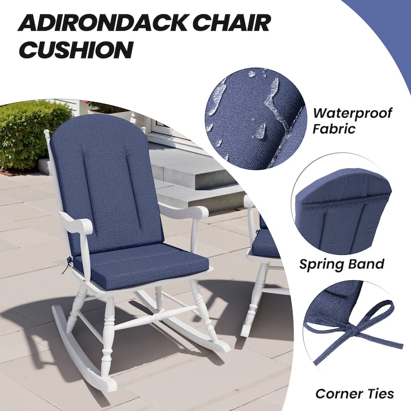 Adirondack Chair Cushion Patio Chair Pad for Indoor and Outdoor