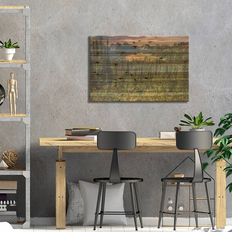 Mount Rainier Paradise Print On Wood by Louis Ruth - Multi-Color