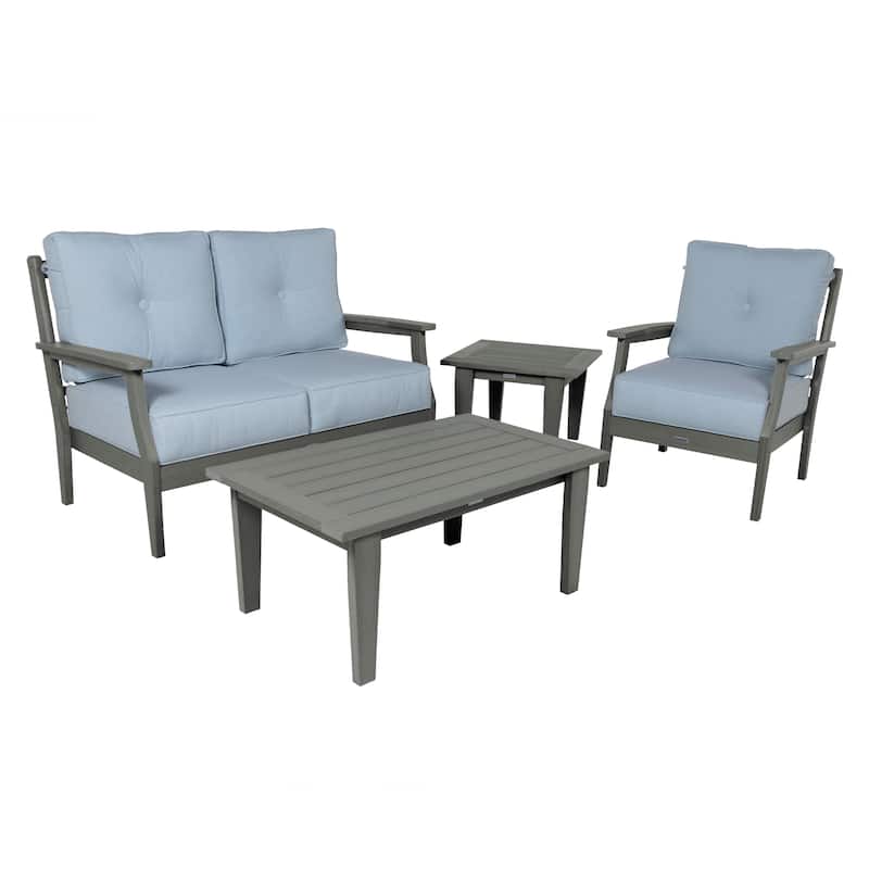 HIGHWOOD Lehigh 4-Piece Deep Seating Set - Bliss Dew