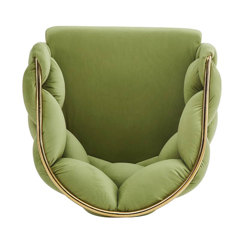 Velvet Handmade Accent Chairs (Set of 2)