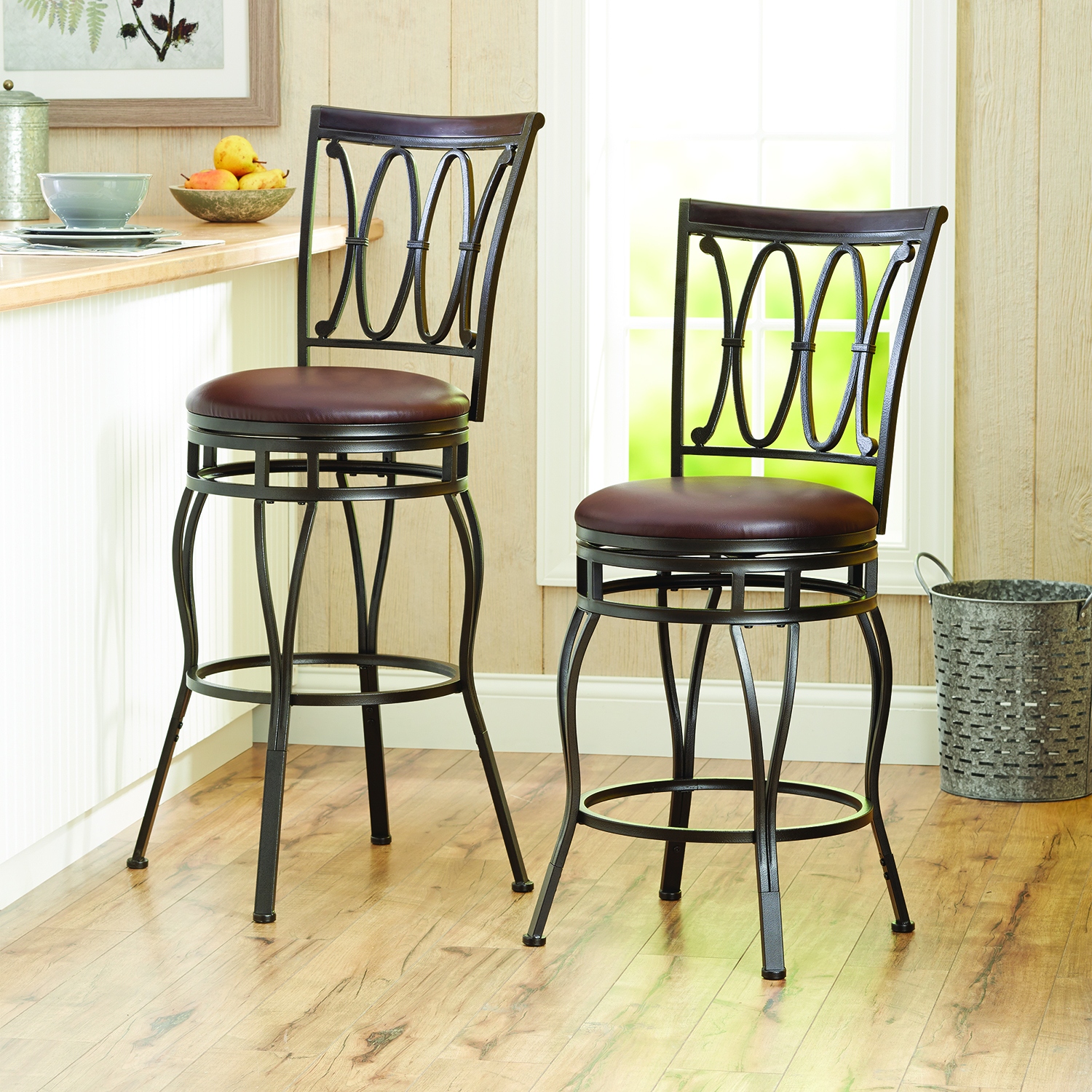 Oil rubbed bronze adjustable on sale stool