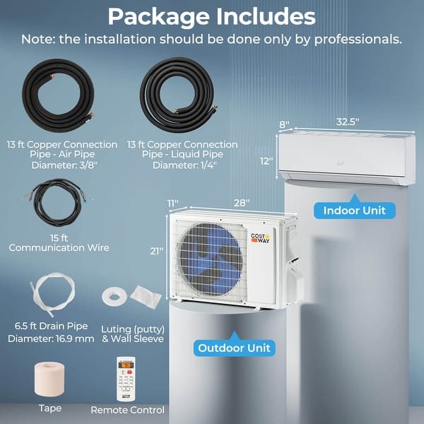 Cooper & Hunter 2 Zone OLIVIA Series Mini Split A/C and Heat Pump System