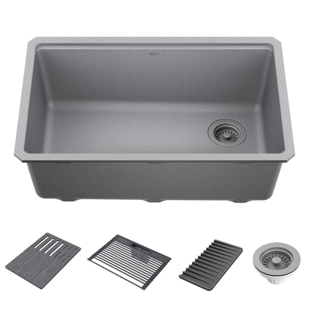 Delta 75B933-30S Everest 30” Workstation Kitchen Sink Undermount