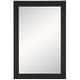 preview thumbnail 17 of 16, Shorewood Square Bathroom Soft Matte Black Mirror