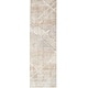 preview thumbnail 10 of 23, Nourison Home Iliana Indoor only Grey Abstract Area Rug 2' 3" x 7' 6" - Mocha