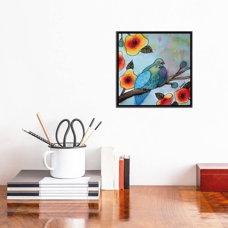 iCanvas "Little Bit Longer" by Sylvie Demers Framed