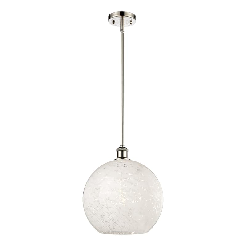 Innovations Lighting 516-1S-14-12 White Mouchette Pendant White