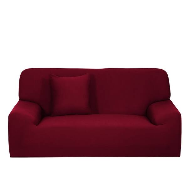 Stretch Sofa Chair Cover Loveseat Couch Sofa Slipcover Solid Color On Sale Overstock 16823911