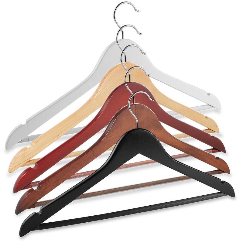 20Pcs Wooden Suit Hangers Bed Bath & Beyond 39148759