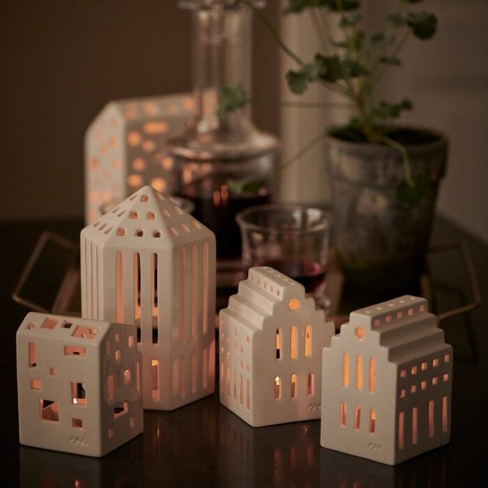 Kähler Urbania Lighthouse Functio, White - H: 3.5"
