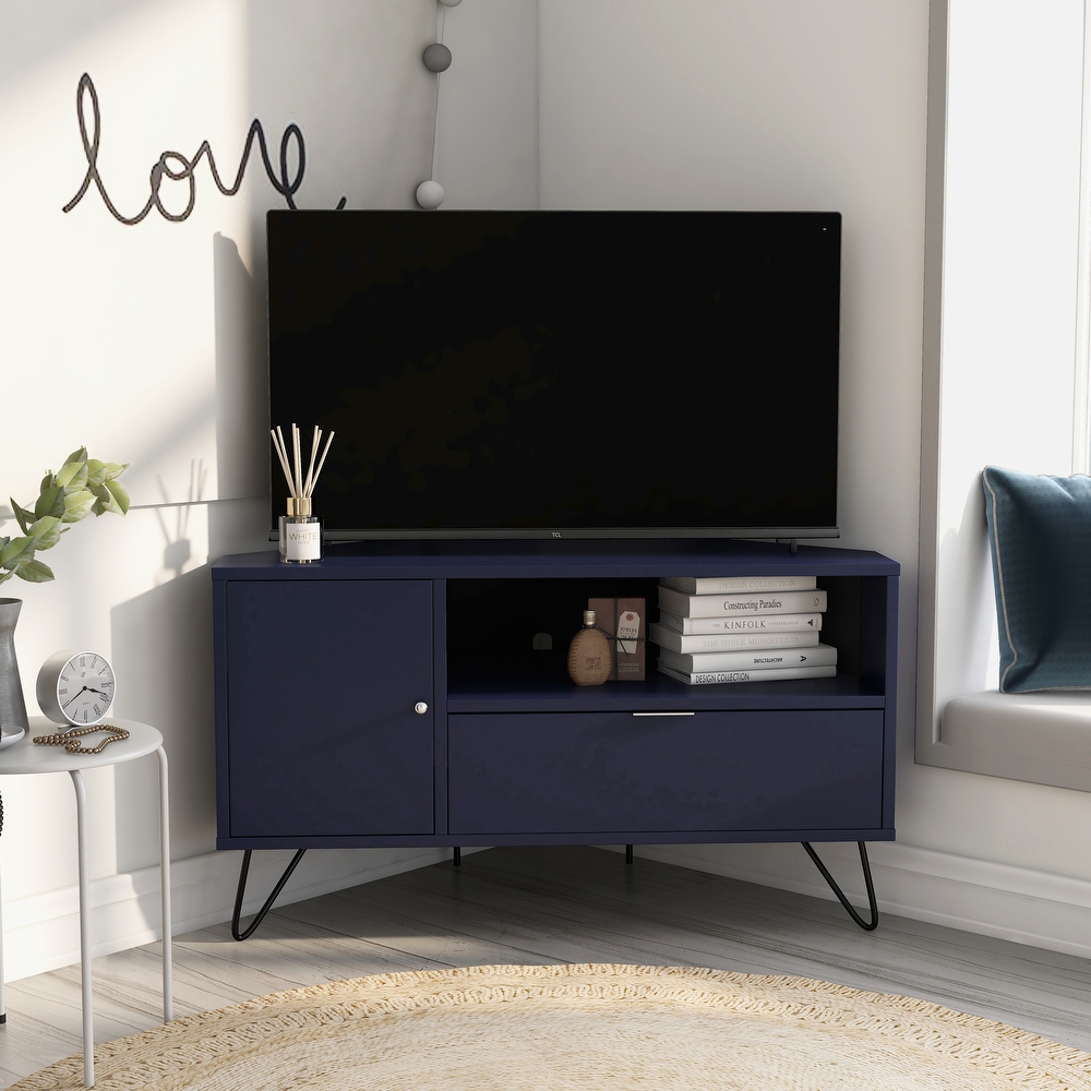 Blue Corner TV Stands Bed Bath Beyond