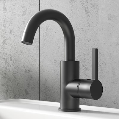 Modern Single Handle Swivel Spout Sink Faucet for Bathroom