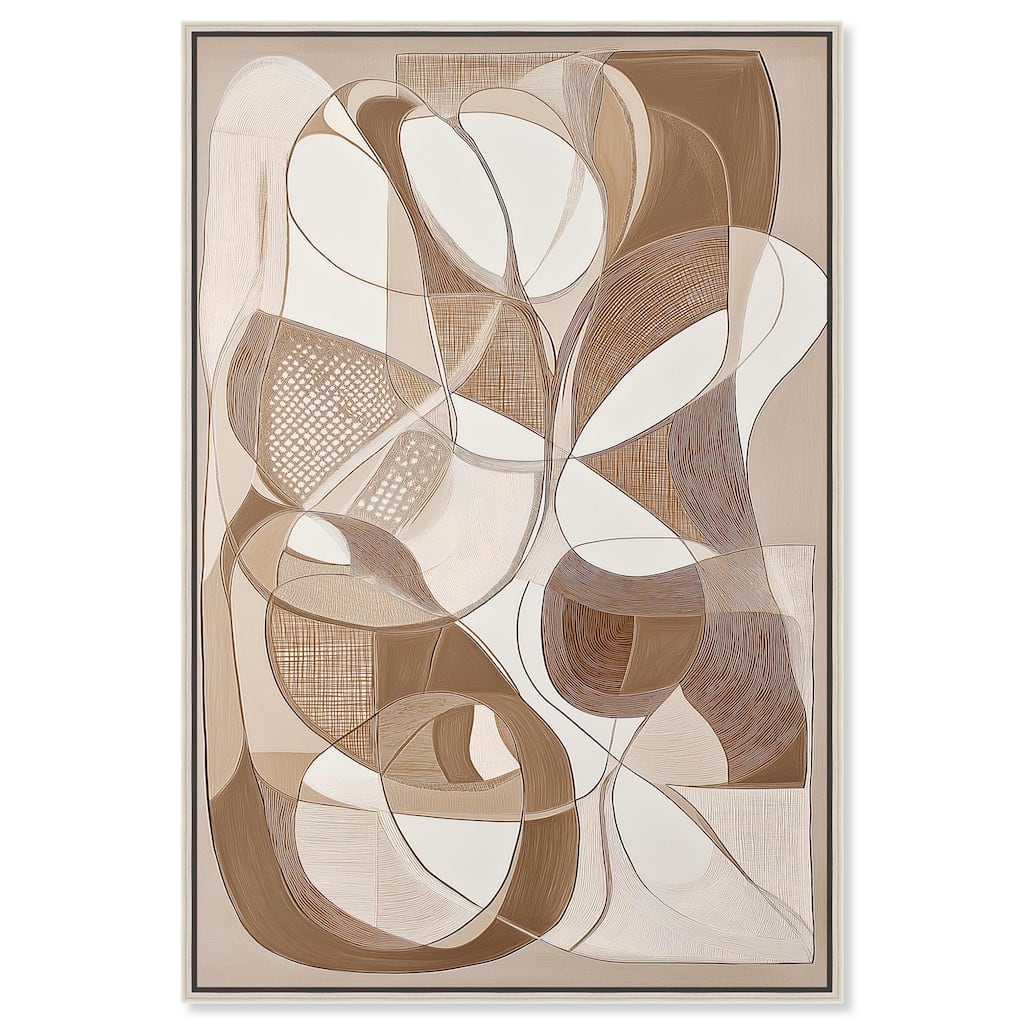 Mocha Dream Canvas by Art Remedy