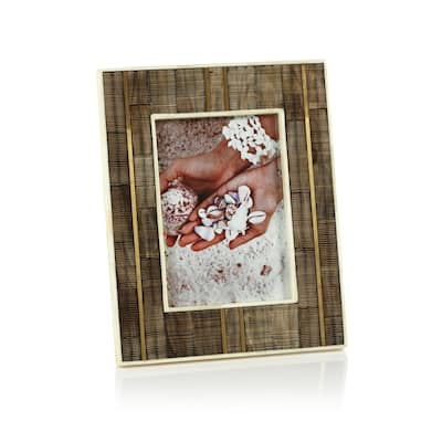 Tranas Horn with Bone Inlay Photo Frame-5" x 7"