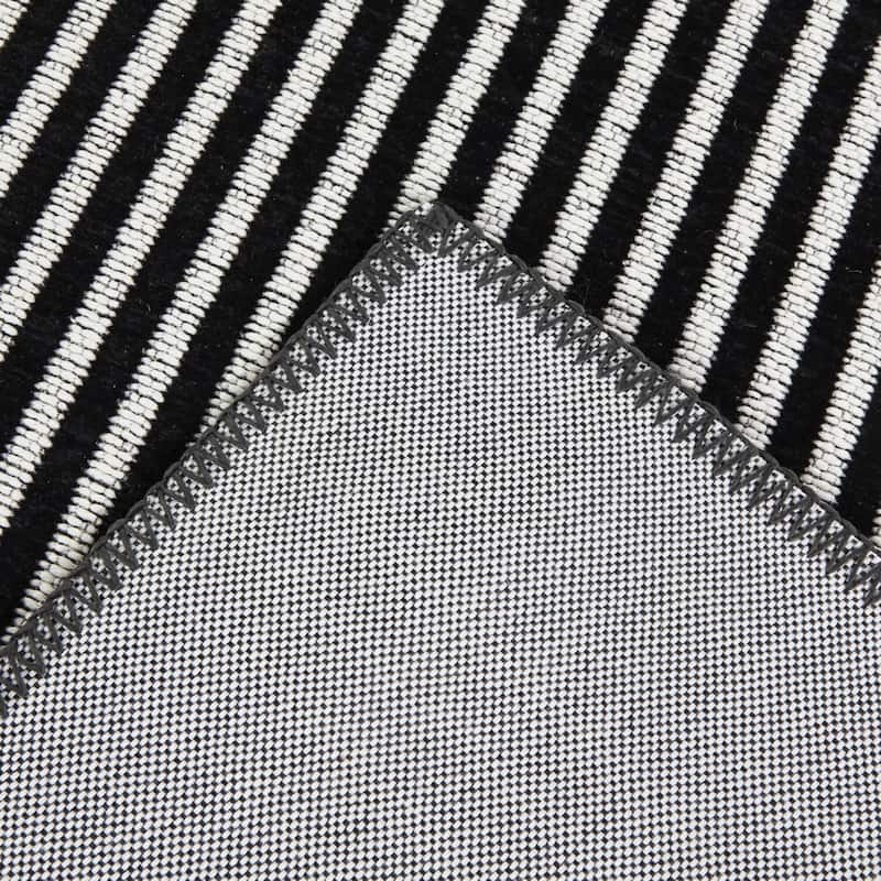 Parnell Modern Striped Indoor/Outdoor Area Rug