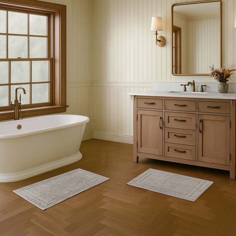 Hunter Luxe Looped Cotton Bathmats