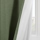 preview thumbnail 42 of 44, Linen Slub Texture Blackout Grommet Curtain Pair(2 Panels)
