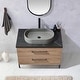 preview thumbnail 65 of 79, Trento Bath Vanity with Sintered Stone Top with Concrete Sink (O)
