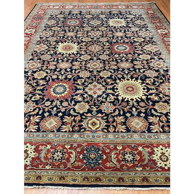 HERAT ORIENTAL Hand-knotted Indo 9' x 12'2 Mahal Wool Rug - 9' x 12'2"