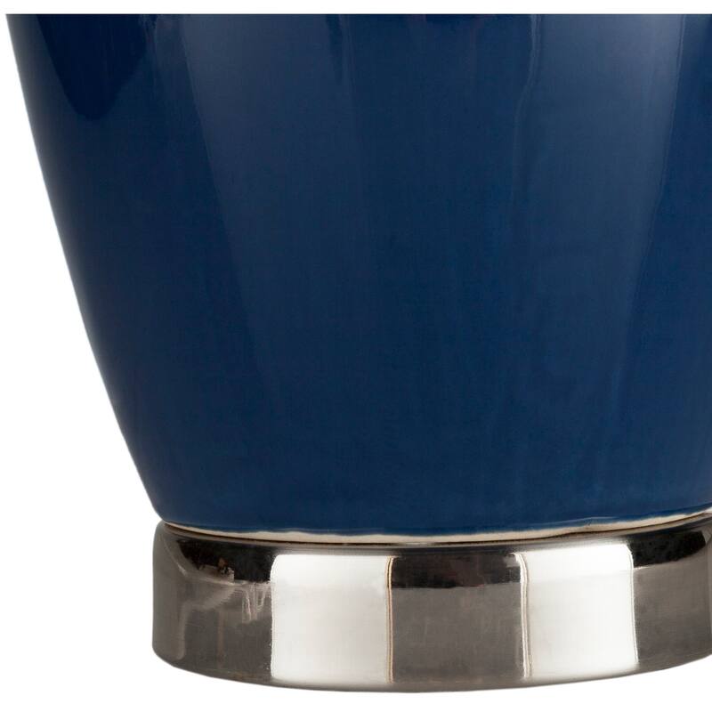 Dominique Navy Traditional Table Lamp