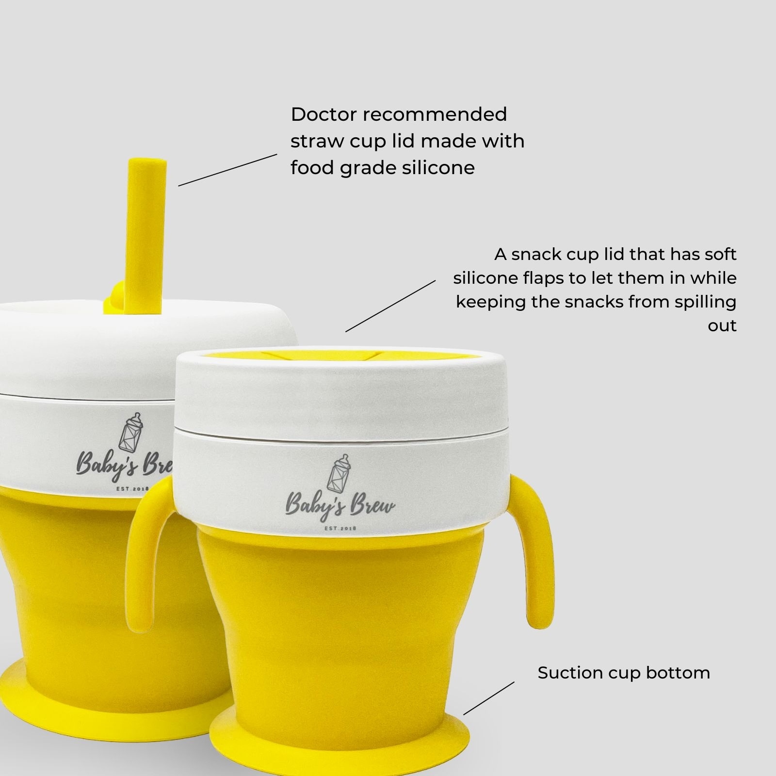 Baby's Brew 2 in 1 Snack and Drink Cup