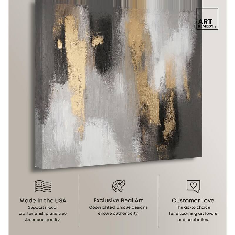 Gleaming Abyss I Canvas by Art Remedy, Gallery Wrapped