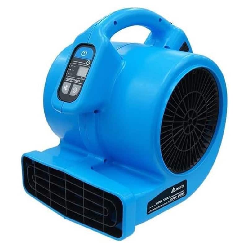 Delta Breez AirMover Powerful 3 Speed Quiet Operation Dryer Fan, 1200 CFM, Blue - 12.4