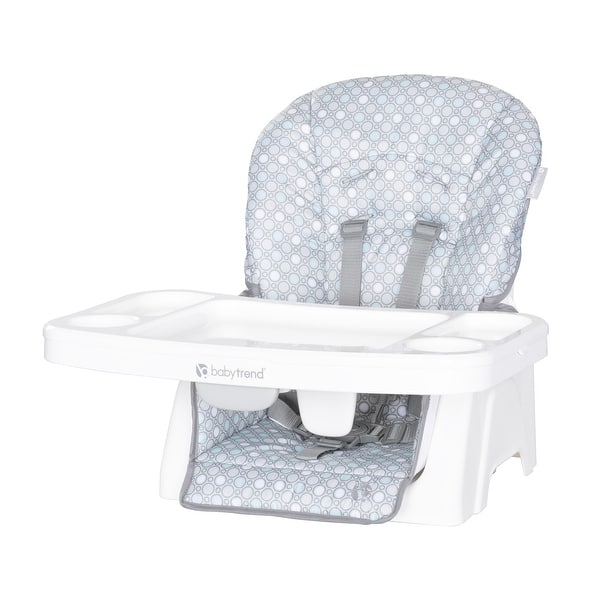 slide 1 of 1, Baby Trend Adapt SpaceSaving Booster Chair, Pebblestone Aqua